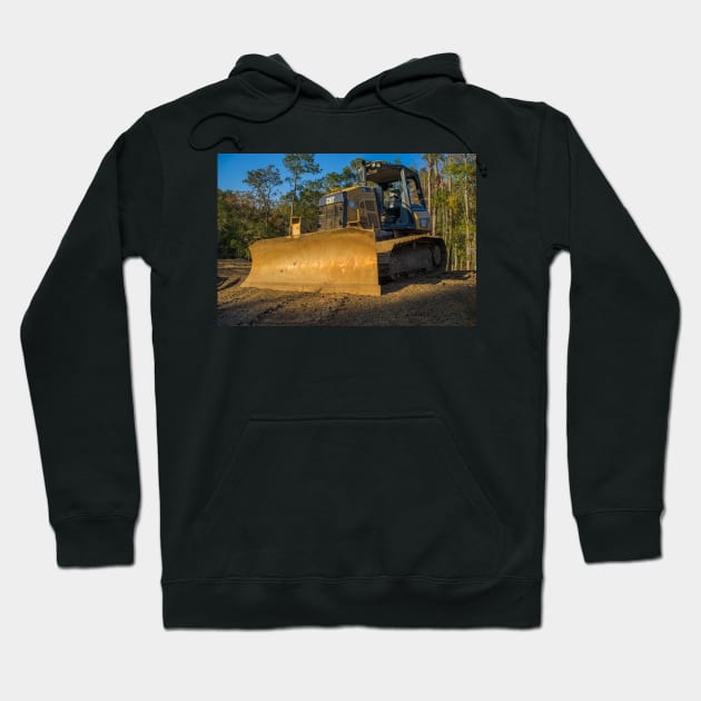 Bulldozer Hoodie by KensLensDesigns